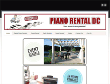 Tablet Screenshot of pianorentaldc.com